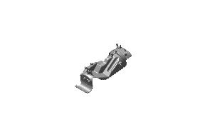 Rear mudguard section 1040045/B for Royal Enfield TBX 350