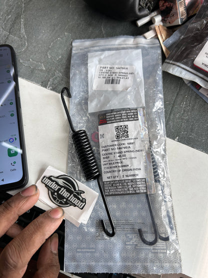 “Royal Enfield 144766/A centre stand spring new OEM – Classic 500 Bullet 500