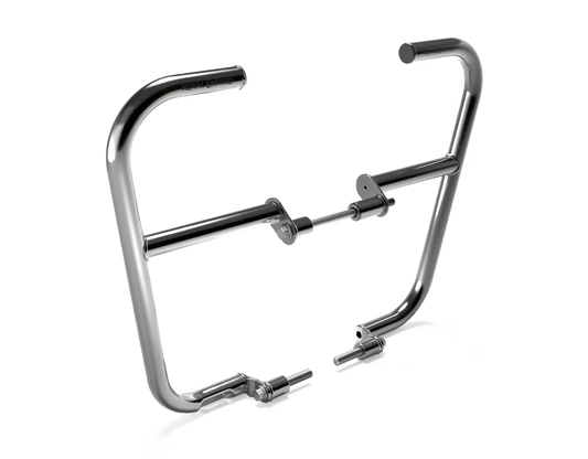 Royal Enfield 1990504 Silver Large Engine Guards stainless steel for Interceptor 650 Continental GT 650 Bear 650