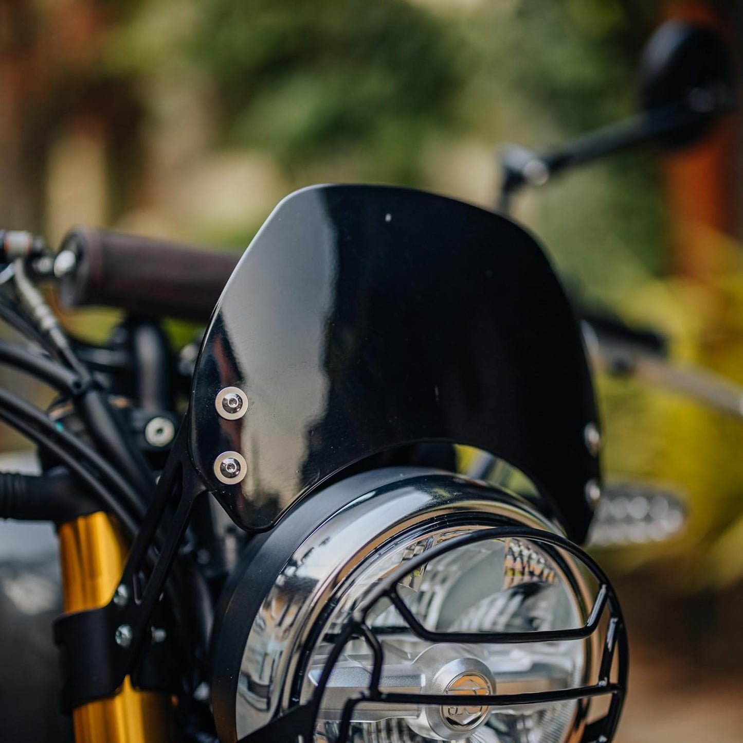 Royal Enfield Black Painted Instrument Cowl (1990530) for Bear 650