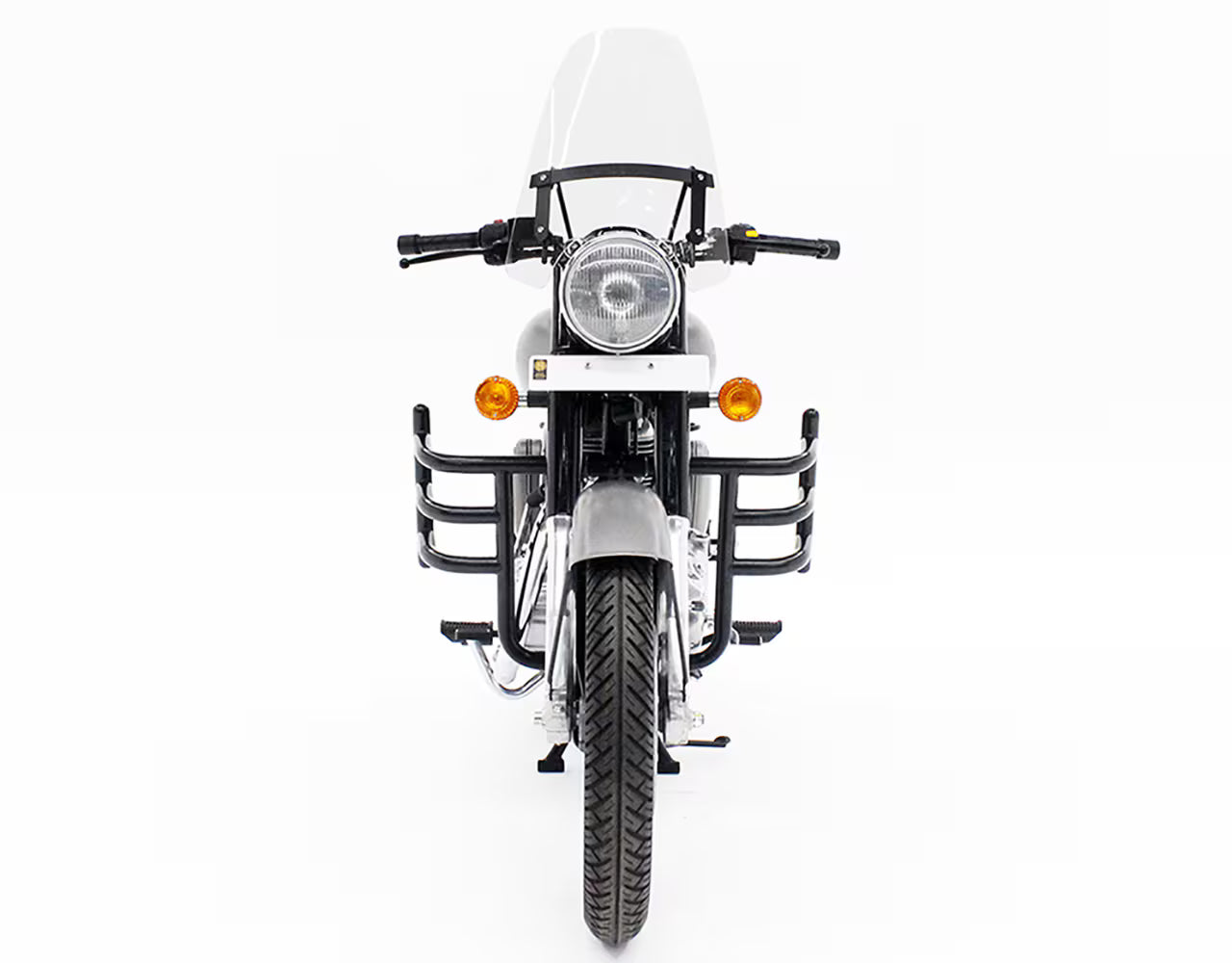 Royal Enfield 1990600 Airfly Engine Guard (Black) — Bullet/Electra