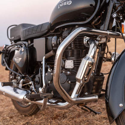 Royal Enfield 1990634 Silver Octagon Guard — Classic/Bullet/Electra