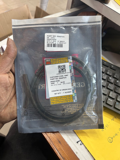 Royal Enfield 594470/A fuel tank drain hose