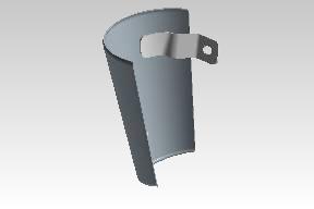 Continental GT 650 exhaust heat shield RH – RLX00073A