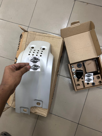 Royal Enfield 650 twin silver large sumpguard OEM part 1990552