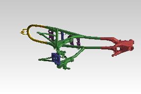 Continental GT 650 frame assembly OEM 148130/E