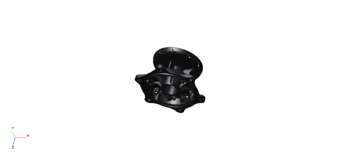 Royal Enfield 891060 front hub texture silver genuine part