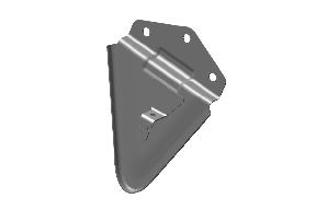 Royal Enfield Bear 650 Left-Hand Side Panel Bracket Assembly Matt Black RAV01706/A