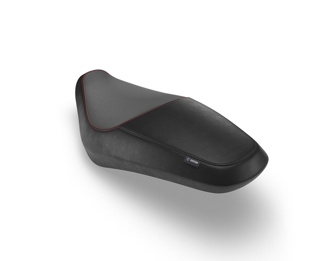 Side view of Hunter 350 KXA00140 black custom seat