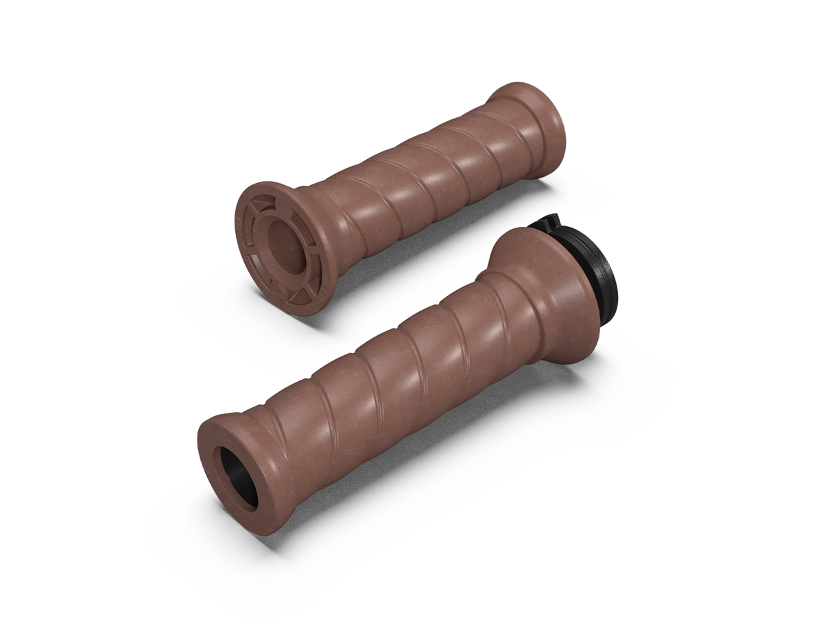 Royal Enfield Brown Handlebar Grip Kit for Goan Classic 350, Classic 350 Reborn & Bullet 350 J-Series – KXA00189