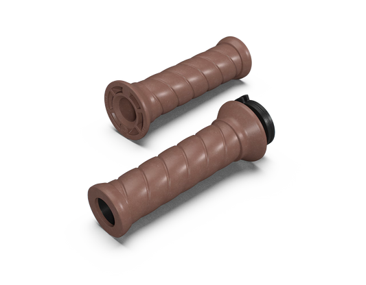 Royal Enfield Brown Handlebar Grip Kit for Goan Classic 350, Classic 350 Reborn & Bullet 350 J-Series – KXA00189