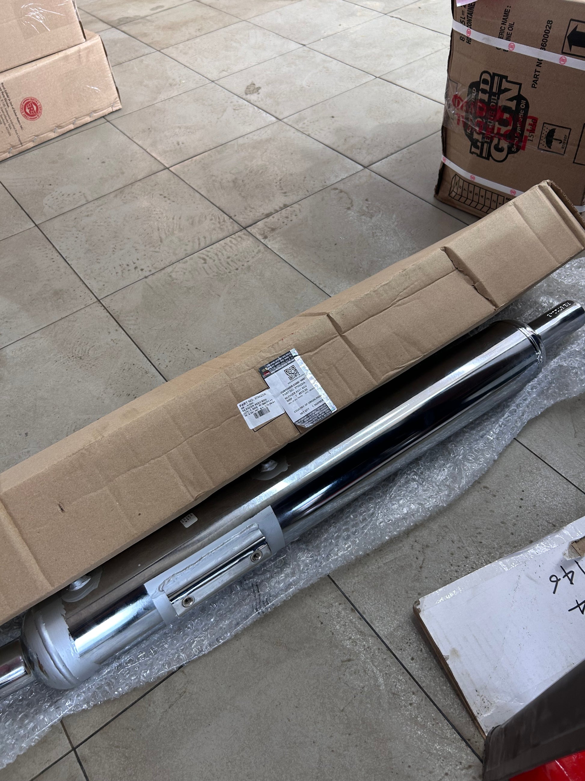 Royal Enfield Bullet 350 BS4 OEM Silencer 576623/A – UCE