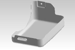 Royal Enfield Bullet 350 J-Series LH Gloss Black Rectangular Side Box RAV00757/A