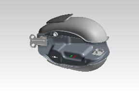 Royal Enfield Classic 350 UCE Gunmetal Grey ABS Fuel Tank with Sticker – RAK00080/C