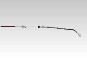 Royal Enfield Classic 350 Reborn / New Bullet 350 Rear Brake Cable Assembly RAB00412/C