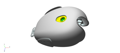 Royal Enfield Classic 350 UCE Gunmetal Grey ABS Fuel Tank with Sticker – RAK00080/C