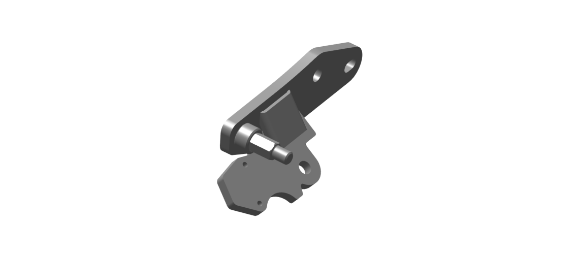 Royal Enfield 890138 side stand mounting complete — Matt Texture Black (Classic BS4)