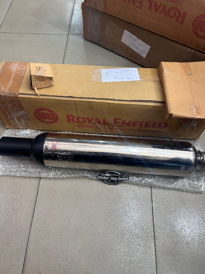 Royal Enfield 1990713 Peashooter Silencer — Classic UCE OEM