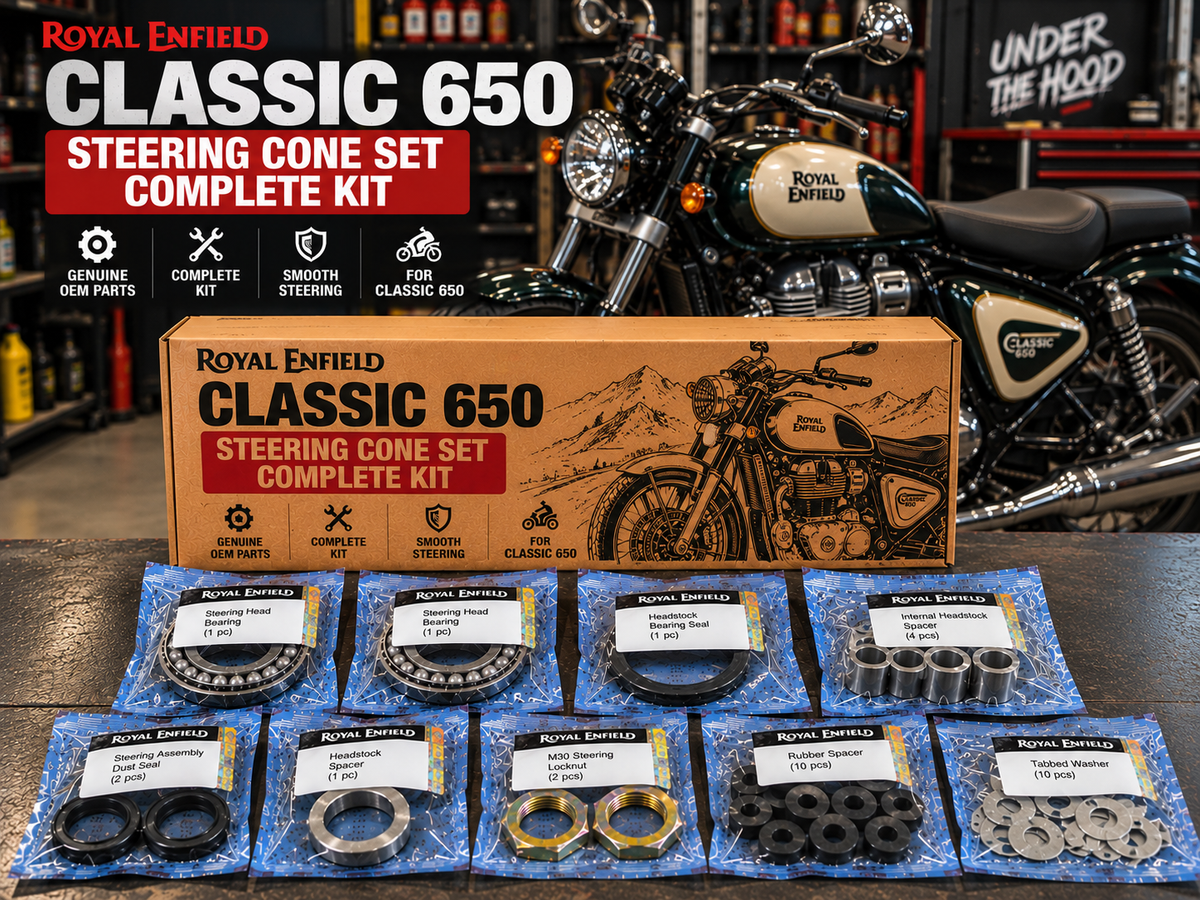 Royal Enfield Classic 650 Steering Head Bearing & Cone Set Replacement Kit