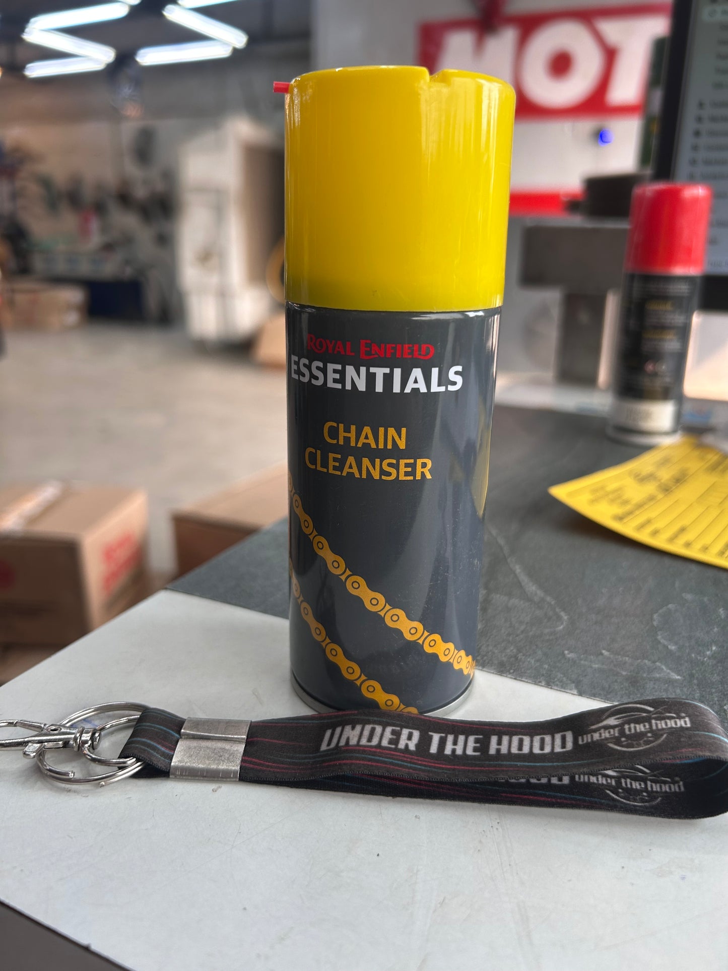 Royal Enfield Essentials Chain Lube & Chain Cleaner 500ml combo at Under The Hood