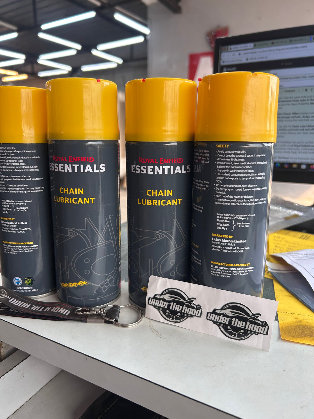 Royal Enfield Essentials Chain Lube & Cleaner 500ml Combo – UNDER THE HOOD