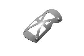 Royal Enfield Front Mudguard Brace Glossy Black RAG00790/A for Bear 650