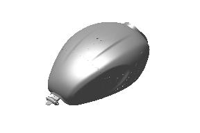 Royal Enfield Fuel Tank Assembly with Sticker White RAK01768/A for Hunter 350 Dapper