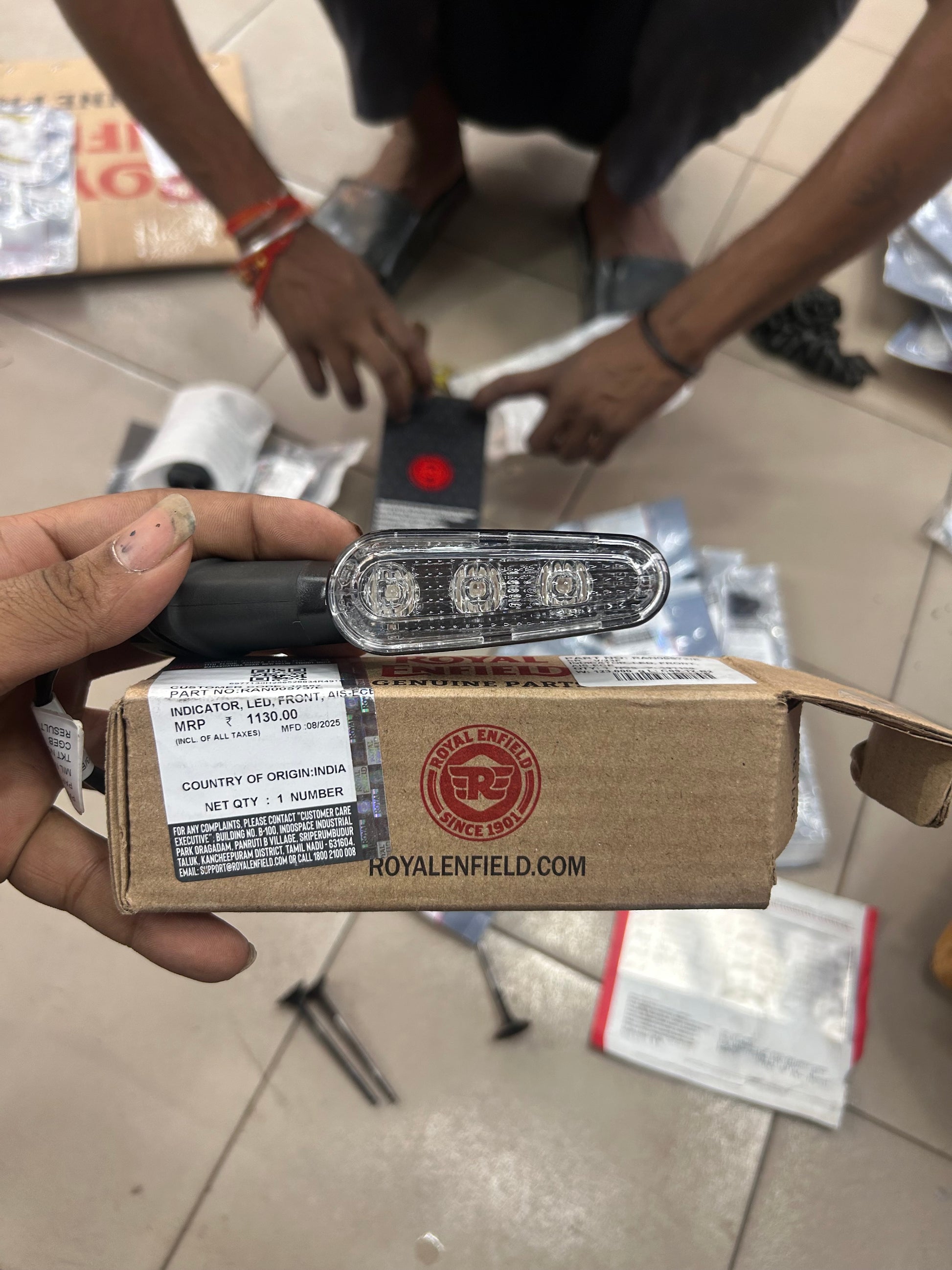Royal Enfield Genuine Front Indicator Replacement Himalayan 450