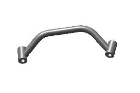 Royal Enfield Guerrilla 450 LH Black Grab Rail RAU00727/A