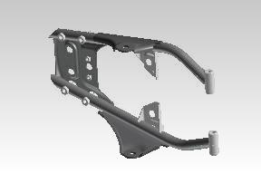 Royal Enfield Hunter 350 Genuine Rear Subframe Assembly CED & Powder Coated RAF00671/C