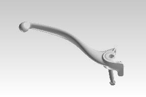 Royal Enfield KAB00765/A adjustable brake lever black Classic 350 Reborn J