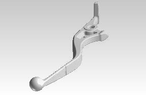 Royal Enfield KAB00436/A front brake lever Hunter 350 BS6 OEM