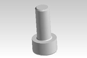 Royal Enfield M6 x 25 White Cap Bolt H6902034/B