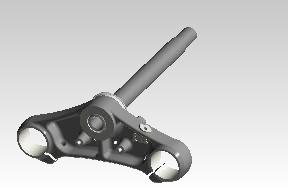 Royal Enfield Meteor 350 Steering Stem Assembly / Lower Yoke 1100276/B