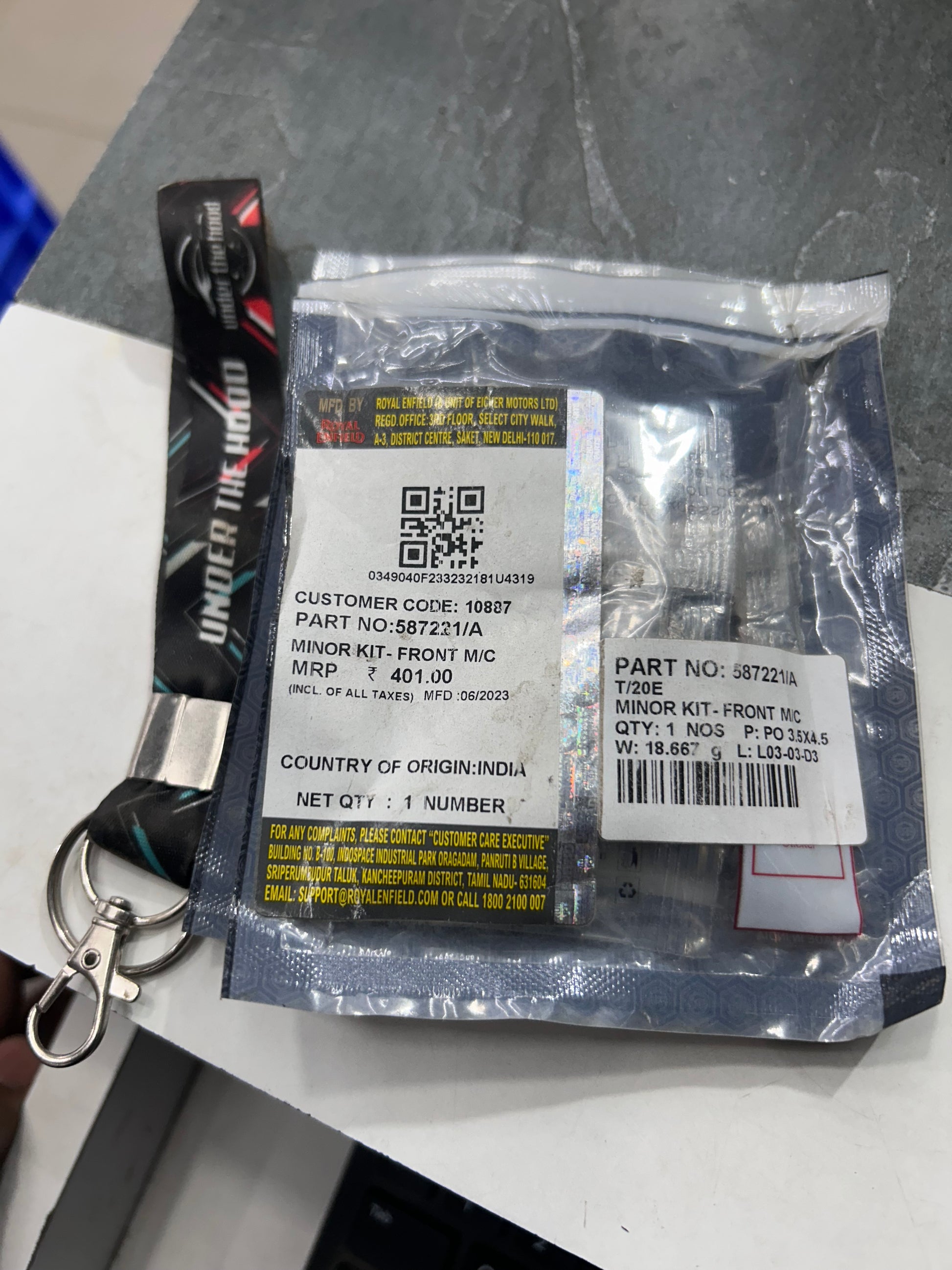 Brake master service kit for GT 650 / INT650 – 587221/A