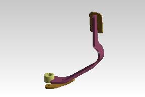 Royal Enfield RAE00154 Rear Brake Pedal Lever – OEM for Classic 350 Reborn Double Disc
