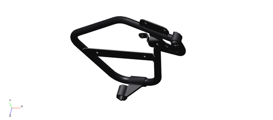 Royal Enfield RAN00261/A Top Frame Assembly LH - Black front view