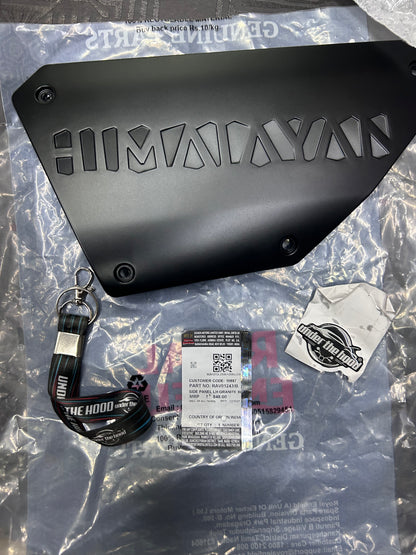 Royal Enfield RAV01243/B Left Side Panel – Stealth / Granite Black is the genuine OEM body panel used on the Royal Enfield Himalayan