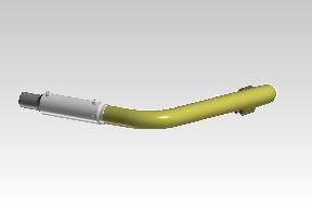 Royal Enfield RLX00101/B front exhaust header bend pipe for Thunderbird 350 