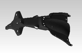 Royal Enfield Rear Number Plate Hanger for Guerrilla 450 – RAQ00496/D