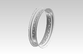 Royal Enfield Rear Wheel Rim 3.5x18 Black 148532/A for Interceptor 650 & Continental GT 650
