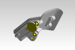 Royal Enfield Rider Control Plate RH RAE00872/B for Bear 650