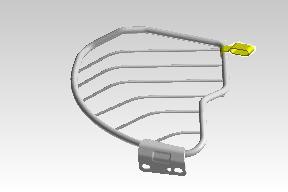 Royal Enfield Saree Guard Powder Coated for Interceptor 650 & Continental GT 650 – 148692