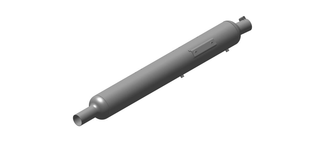 Royal Enfield Silencer Assembly 592858/P for Bullet 350 UCE, Electra 350 UCE & Bullet 500 UCE