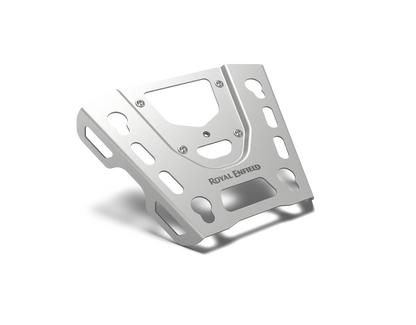 Royal Enfield Silver Adventure Top Box Mount for Himalayan 450 – Genuine OEM Rear Luggage Plate KXA00434