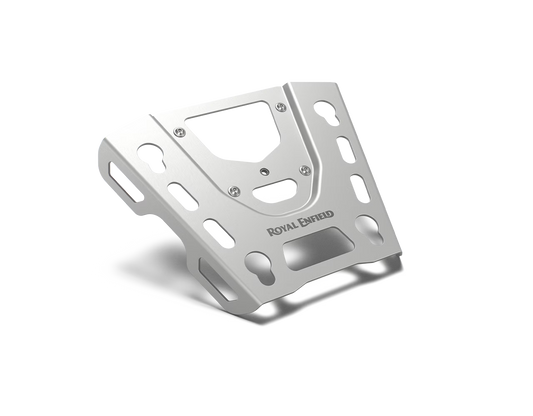 Royal Enfield Silver Adventure Top Box Mount for Himalayan 450 – Genuine OEM Rear Luggage Plate KXA00434