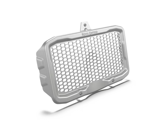 Royal Enfield Silver Radiator Guard for Himalayan 450 & Guerrilla 450 – KXA00404