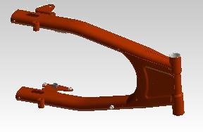Royal Enfield Swing Arm Machined 148227 for Interceptor 650 & Continental GT 650
