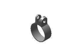 Royal Enfield exhaust clamp 585538/D chrome finish