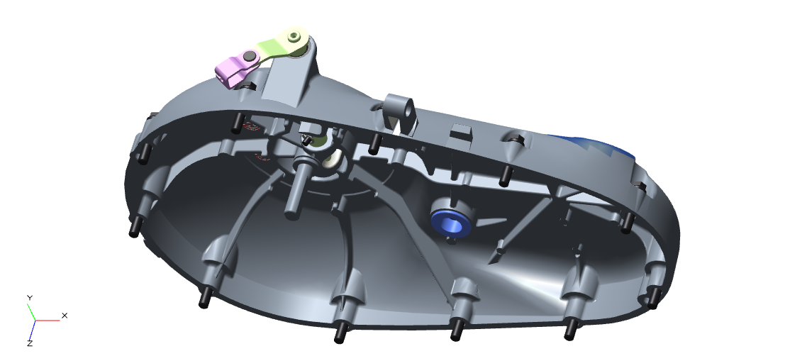 890037 COVER LH ASSY textured black – Thunderbird 350X/500